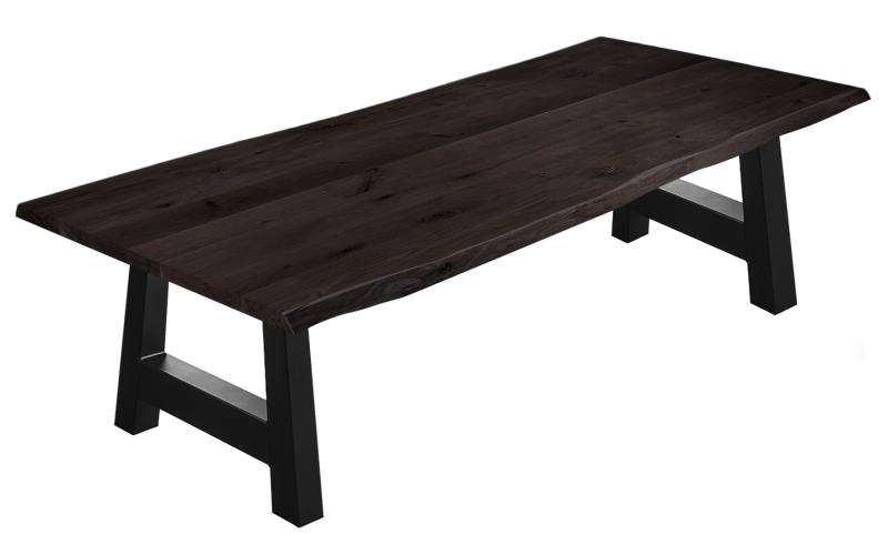 Eiken boomstamtafel op maat &ndash; zelf samenstellen